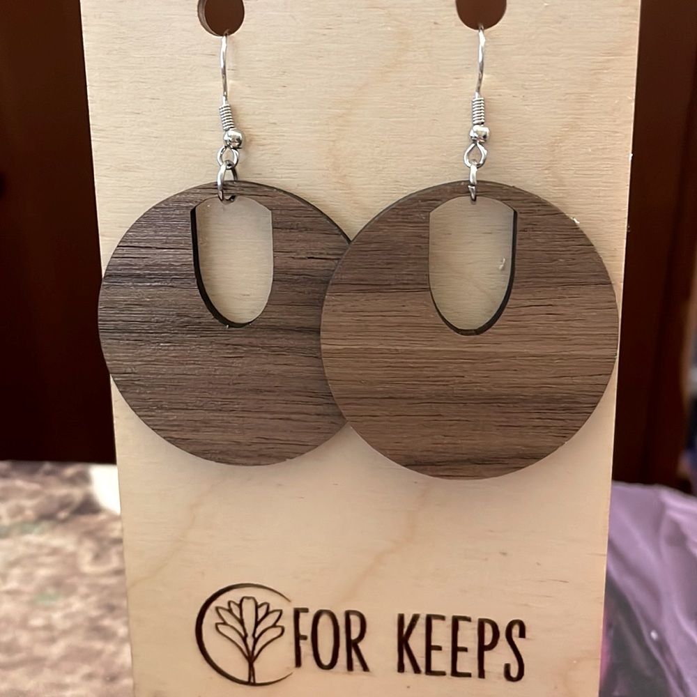 For Keeps- Wood Earrings- Seoul